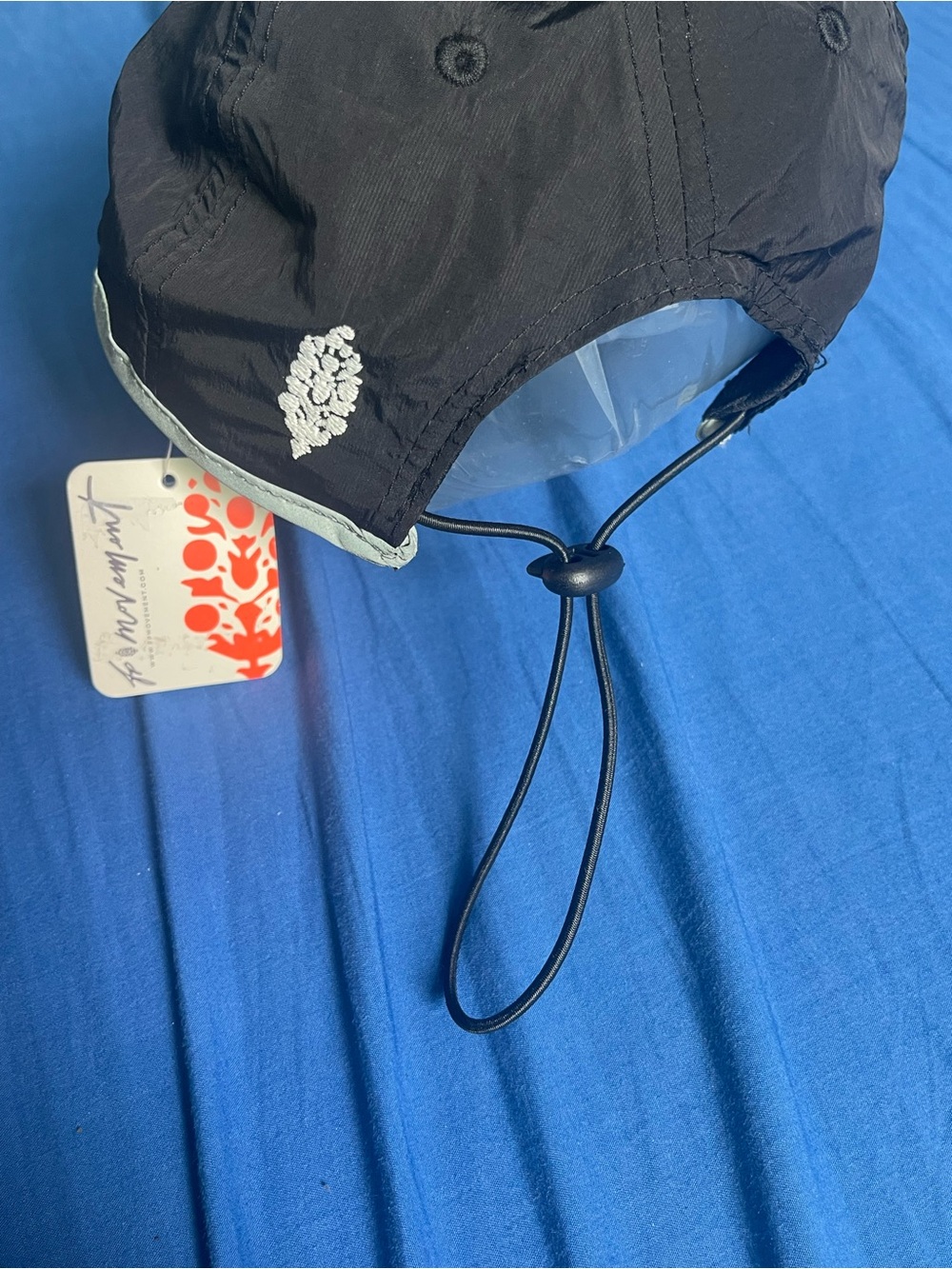 Free People Run It Back Packable Cap Black NWT - Picture 7 of 8